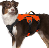 rabbitgoo Escape Proof Dog Harness, Soft Padded Full Body Pet Harness, Reflective Adjustable No Pull Vest with Lift Handle and Lesh Clip for Large Dogs Walking Hiking Training