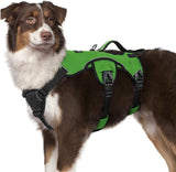 rabbitgoo Escape Proof Dog Harness, Soft Padded Full Body Pet Harness, Reflective Adjustable No Pull Vest with Lift Handle and Lesh Clip for Large Dogs Walking Hiking Training