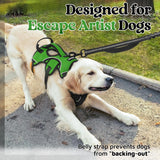 rabbitgoo Escape Proof Dog Harness, Soft Padded Full Body Pet Harness, Reflective Adjustable No Pull Vest with Lift Handle and Lesh Clip for Large Dogs Walking Hiking Training