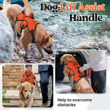 rabbitgoo Escape Proof Dog Harness, Soft Padded Full Body Pet Harness, Reflective Adjustable No Pull Vest with Lift Handle and Lesh Clip for Large Dogs Walking Hiking Training