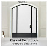 rabbitgoo Window Privacy Film, Decorative Frosted Glass Window Film, Removable Window Sticker